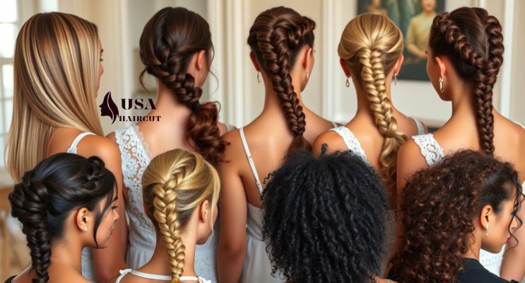 Braided ponytail