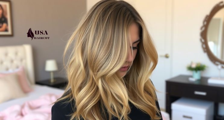 Wolf cut long hair
